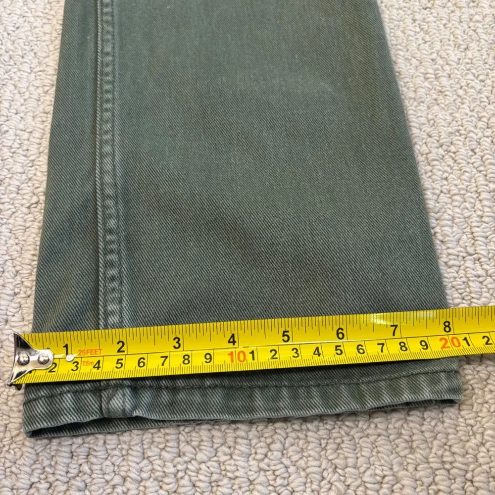 Levi Strauss 505 Straight Jeans Olive Green‎ W29 L29, Kids 18R